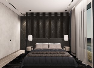 спальня в доме из полистирол-бетона3